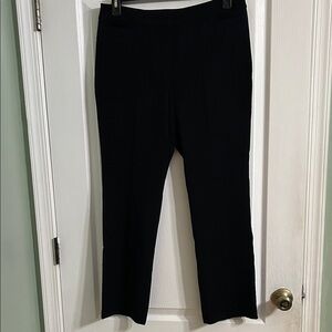 Elegant Black Cropped Women's Pants